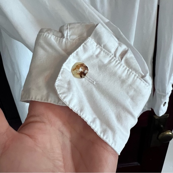 Bryn Walker Ashley Shirt in White size Medium - Picture 8 of 11